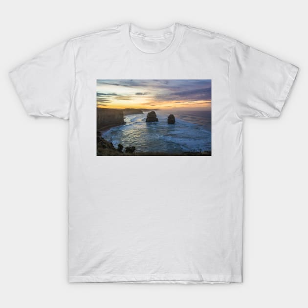 Gog and Magog from the 12 Apostles, Port Campbell National Park, Victoria, Australia. T-Shirt by VickiWalsh
